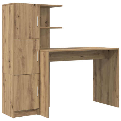Berkfield Desk 2 pcs Artisan Oak 1