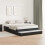 Berkfield Storage Bed Frame with Drawer Black Oak 150 cm Engineered Wood 5