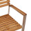 Berkfield Garden Dining Set 5 pcs Brown Solid Acacia Wood 7