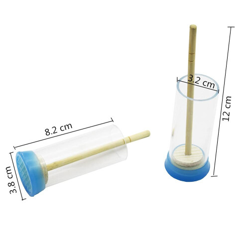 Queen Bee Marker with Soft Plunger, White Plastic Beekeeping Marking Tool for Quick Queen Identification 2