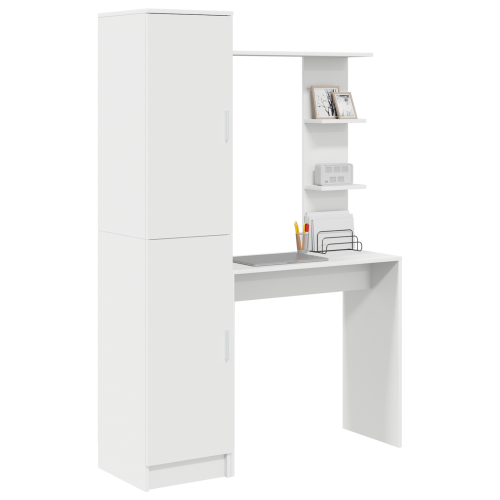 Berkfield Desk 2 pcs White 2