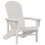 Berkfield Garden Chair 3 pcs White Polyethylene 5