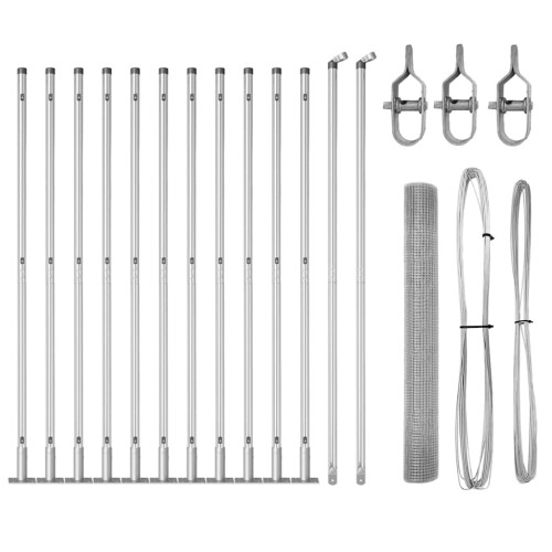 Berkfield Fence Post Silver 1