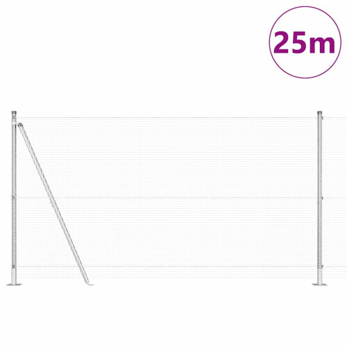 Berkfield Fence Post Silver 2
