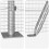 Berkfield Fence Post Silver 6