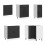 Berkfield 11 Piece Kitchen Cabinet Set Lucca Black Engineered Wood 4