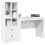 Berkfield Desk with Drawer 2 pcs White 3