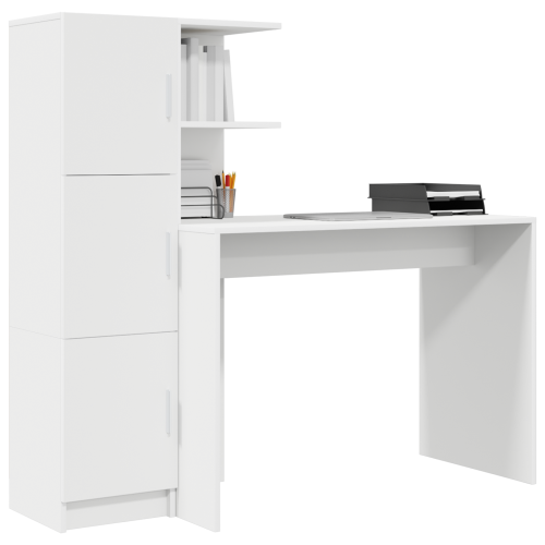 Berkfield Desk 2 pcs White 2