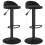 Berkfield Bar Stools 2 pcs Black Velvet 2