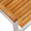 Berkfield Garden Dining Set 3 pcs Brown Solid Acacia Wood 7