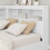 Berkfield Storage Headboard with Shelf White 120 cm Engineered Wood 4