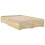 Berkfield Bed Frame with Drawer Brown 120 x 190 cm Engineered Wood 4