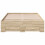 Berkfield Bed Frame with Drawer Brown 120 x 190 cm Engineered Wood 5