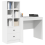 Berkfield Desk with Drawer with Shelf with Storage 2 pcs White 3
