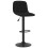 Berkfield Bar Stools 2 pcs Black Velvet 3