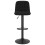 Berkfield Bar Stools 2 pcs Black Velvet 4