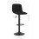 Berkfield Bar Stools 2 pcs Black Velvet 6