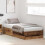 Berkfield Storage Bed Frame Old Wood 80 x 200 cm Engineered Wood 4