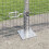 Berkfield Fence Post Silver 4