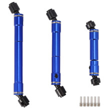 RC Car Drive Shaft Set Aluminum Alloy Axle Upgrade for G63 6X6 1/10 Scale, Lightweight Durable Construction