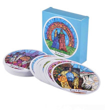 Classic Monastery Cloister Tarot Cards Deck 78 Card Set with English Titles and Rounded Edges