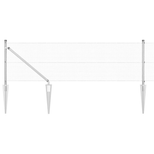 Berkfield Fence Post Silver 1