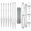 Berkfield Fence Post Silver 5