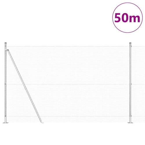 Berkfield Fence Post Silver 2