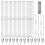 Berkfield Fence Post Silver 2