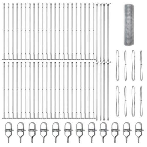 Berkfield Fence Post Silver 1