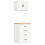 Berkfield Garage Cabinets 2 pcs White Engineered Wood 2