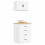 Berkfield Garage Cabinets 2 pcs White Engineered Wood 4