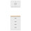 Berkfield Garage Cabinets 2 pcs White Engineered Wood 5