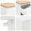 Berkfield Garage Cabinets 2 pcs White Engineered Wood 7