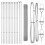 Berkfield Fence Post Silver 5