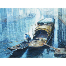 Wooden Jigsaw Puzzle 1000 Pieces for Adults Venice Landscape Durable Precision Cut Design