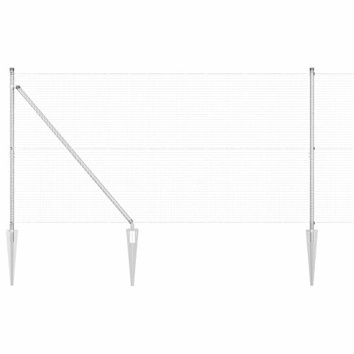 Berkfield Fence Post Silver 1