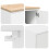 Berkfield Garage Cabinets 2 pcs White Engineered Wood 7
