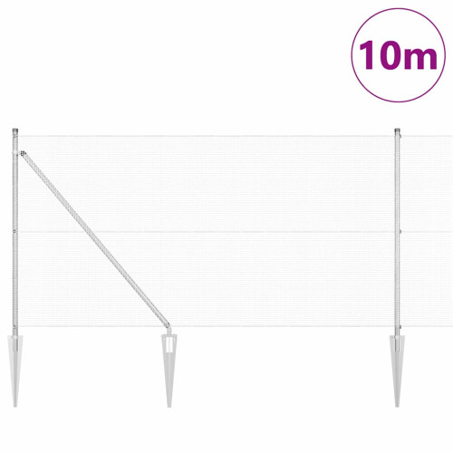 Berkfield Fence Post Silver 2