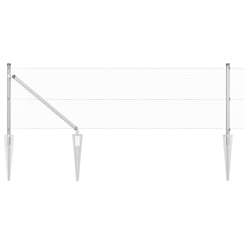Berkfield Fence Post Silver 1