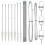 Berkfield Fence Post Silver 5