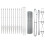 Berkfield Fence Post Silver 5