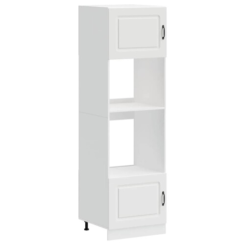 Berkfield Oven Cabinets 2 pcs Kalmar White Engineered Wood 1