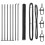 Berkfield Fence Post Grey 2