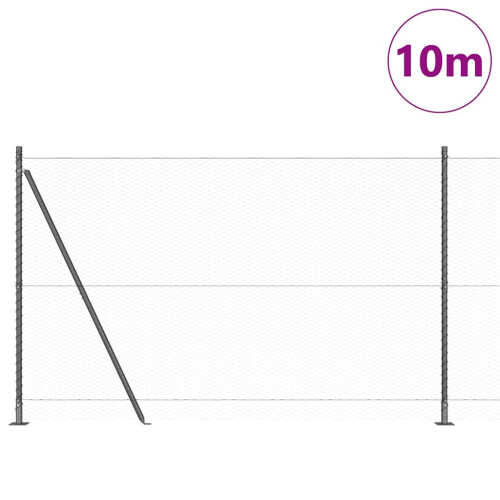 Berkfield Fence Post Grey 2