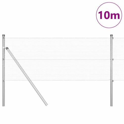Berkfield Fence Post Silver 2