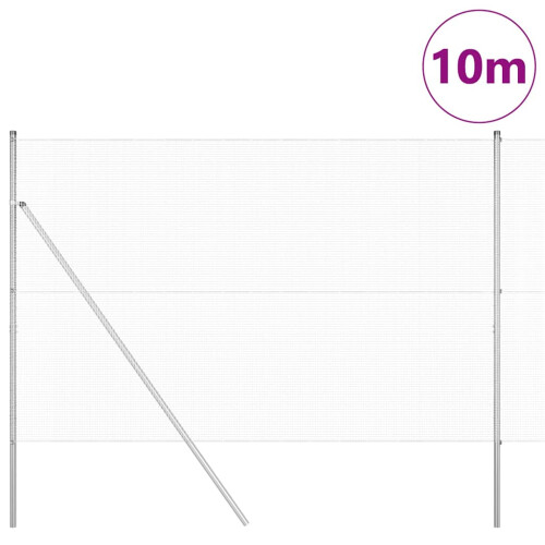 Berkfield Fence Post Silver 2