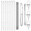 Berkfield Fence Post Silver 5