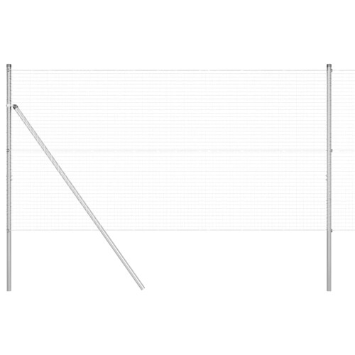 Berkfield Fence Post Silver 1