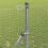 Berkfield Fence Post Silver 4